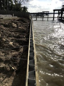 bulkhead construction Lake Conroe
